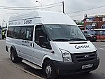 Бесплатный автобус Genser в пункт аренды автомобилей АрендаАвто-ктб на Новорязанском шоссе